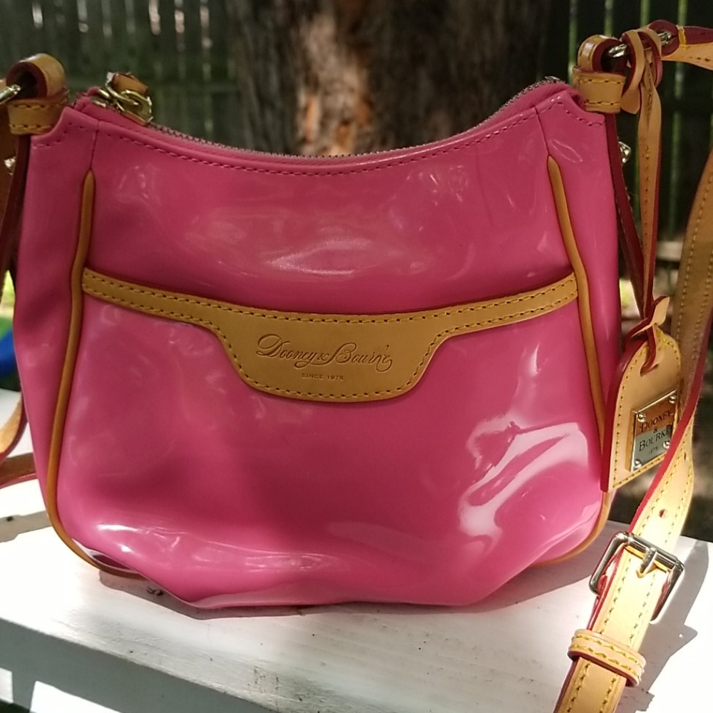 Dooney and bourke small bubblegum pink crossbody